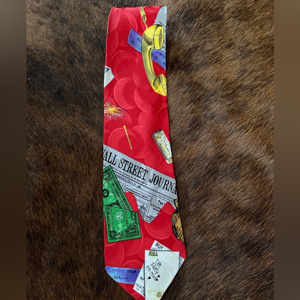 Nicole Miller Wall Street tie